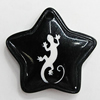 Resin Pendants, Star 24mm Hole:2mm, Sold by Bag