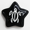 Resin Pendants, Star 24mm Hole:2mm, Sold by Bag