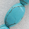 Turquoise Beads, 15x25mm, Hole:Approx 1mm, Sold by PC