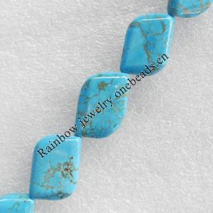 Turquoise Beads, 20x30mm, Hole:Approx 1mm, Sold by PC