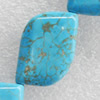 Turquoise Beads, 20x30mm, Hole:Approx 1mm, Sold by PC