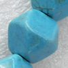 Turquoise Beads, 15x15mm, Hole:Approx 1mm, Sold by PC