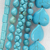 Turquoise Beads, Mix Style, 12-35mm, Hole:Approx 1mm, Sold by Group