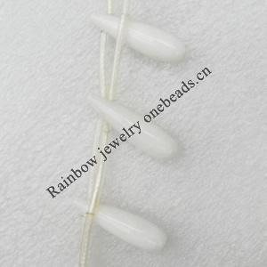 Gemstone Beads, 7x25mm, Hole:Approx 1mm, Sold per 16-inch Strand