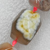 Agate Beads, Nugget, 18-22mm, Hole:Approx 1.5mm, Sold per 16-inch Strand