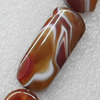 Agate Beads, 20x40mm, Hole:Approx 1mm, Sold per 16-inch Strand