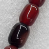 Agate Beads, Drum, 10x14mm, Hole:Approx 1mm, Sold per 16-inch Strand