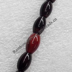 Agate Beads, Oval, 8x12mm, Hole:Approx 1mm, Sold per 16-inch Strand