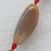 Agate Beads, 15x28-15x35mm, Hole:Approx 1.5mm, Sold per 16-inch Strand