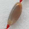 Agate Beads, 15x28-15x35mm, Hole:Approx 1.5mm, Sold per 16-inch Strand