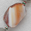 Agate Beads, Nugget, 28x32-30x35mm, Hole:Approx 1.5mm, Sold per 16-inch Strand