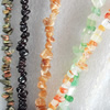 Gemstone Beads, Chips, Mix Colour, 5-8mm, Hole:Approx 1mm, Length:16-inch, Sold by Group