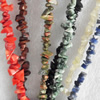 Gemstone Beads, Chips, Mix Colour, 5-8mm, Hole:Approx 1mm, Length:16-inch, Sold by Group