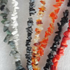 Gemstone Beads, Chips, Mix Colour, 5-8mm, Hole:Approx 1mm, Length:16-inch, Sold by Group