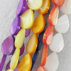 Shell Beads, Teardrop, Mix Colour, 12x18mm, Hole:Approx 1mm, Length:16-inch, Sold by Group