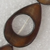 Shell Beads, Teardrop, 17x26mm, Hole:Approx 1mm, Sold per 16-inch Strand