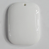 Resin Pendants, Rectangle 46x34mm Hole:2.5mm, Sold by Bag