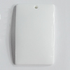 Resin Pendants, Rectangle 46x30mm Hole:2.5mm, Sold by Bag
