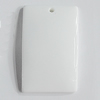 Resin Pendants, Rectangle 46x30mm Hole:2.5mm, Sold by Bag