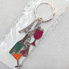 Zinc Alloy keyring Jewelry Chains, Length Approx:10cm, Sold by PC