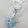 Zinc Alloy keyring Jewelry Chains, width:34mm, Length Approx:9.5cm, Sold by PC