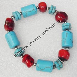 Coral Bracelet, width:12mm, Length Approx:6.3-inch, Sold by Strand