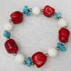 Coral Bracelet, width:12mm, Length Approx:6.3-inch, Sold by Strand