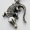 Zinc Alloy Charm/Pendants, Nickel-free & Lead-free, A Grade Animal 17x22mm Hole:2mm, Sold by PC