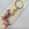 Zinc Alloy keyring Jewelry Chains, width:43mm, Length Approx:11cm, Sold by Dozen