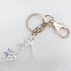 Zinc Alloy keyring Jewelry Chains, width:40mm, Length Approx:9cm, Sold by Dozen