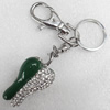 Zinc Alloy keyring Jewelry Chains, width:28mm, Length Approx:15cm, Sold by Dozen