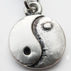 Zinc Alloy Charm/Pendants, Nickel-free & Lead-free, A Grade 12x15mm Hole:2mm, Sold by PC