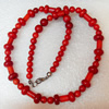 Coral Necklace, width:11mm, Length Approx:17.7-inch, Sold by Strand