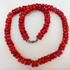 Coral Necklace, width:12mm, Length Approx:17.7-inch, Sold by Strand