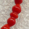 Coral Beads, 4x10mm, Hole:Approx 1mm, Sold by KG
