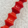 Coral Beads, 6x9mm, Hole:Approx 1mm, Sold by KG