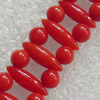 Coral Beads, 12mm, Hole:Approx 1mm, Sold per 16-inch Strand