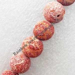 Sponge Natural Corals Beads, Round, 12mm, Hole:Approx 1mm, Sold by KG