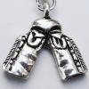 Zinc Alloy Charm/Pendants, Nickel-free & Lead-free, A Grade 17x16mm Hole:2mm, Sold by PC