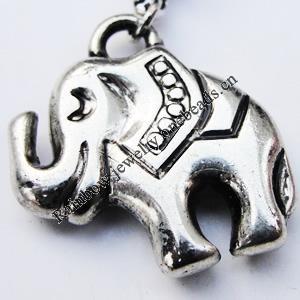 Zinc Alloy Charm/Pendants, Nickel-free & Lead-free, A Grade Animal 20x21mm Hole:2mm, Sold by PC