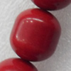 Corals Beads, Faceted Teardrop, 15x18mm, Hole:Approx 1mm, Sold by KG