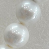 South Sea Shell Beads, A Grade, Round, 8mm, Hole:Approx 1mm, Sold per 16-inch Strand