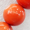 Corals Beads, A Grade, Round, 6mm, Hole:Approx 1mm, Sold by KG