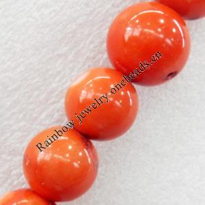 Corals Beads, A Grade, Round, 10mm, Hole:Approx 1mm, Sold by KG