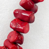 Corals Beads, Nugget, 15x12-25x16mm, Hole:Approx 1mm, Sold by KG