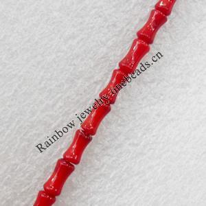 Corals Beads, A Grade, 5x9mm, Hole:Approx 1mm, Sold by KG