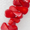 Corals Beads, A Grade, Teardrop, 13x10-8x21mm, Hole:Approx 1mm, Sold by KG