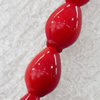 Corals Beads, A Grade, 6x8mm, Hole:Approx 1mm, Sold by KG