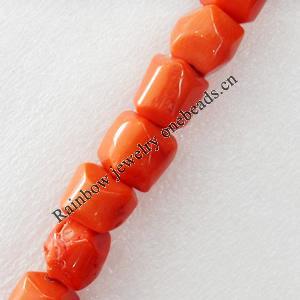 Corals Beads, A Grade, Nugget, 12x14mm, Hole:Approx 1mm, Sold by KG