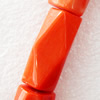 Corals Beads, A Grade, 14x27mm, Hole:Approx 1mm, Sold by KG